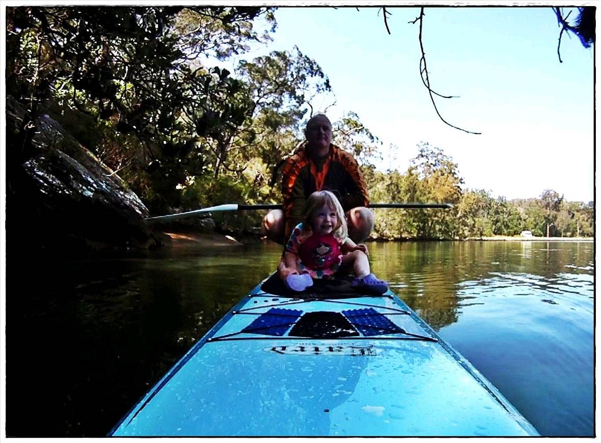 Tylah's First SUP Session 21st September 2010 006-5