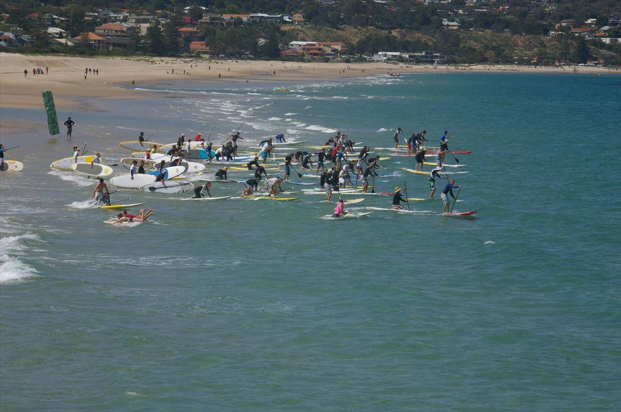 ONBOARD SA SUP DOWNWIND RACE