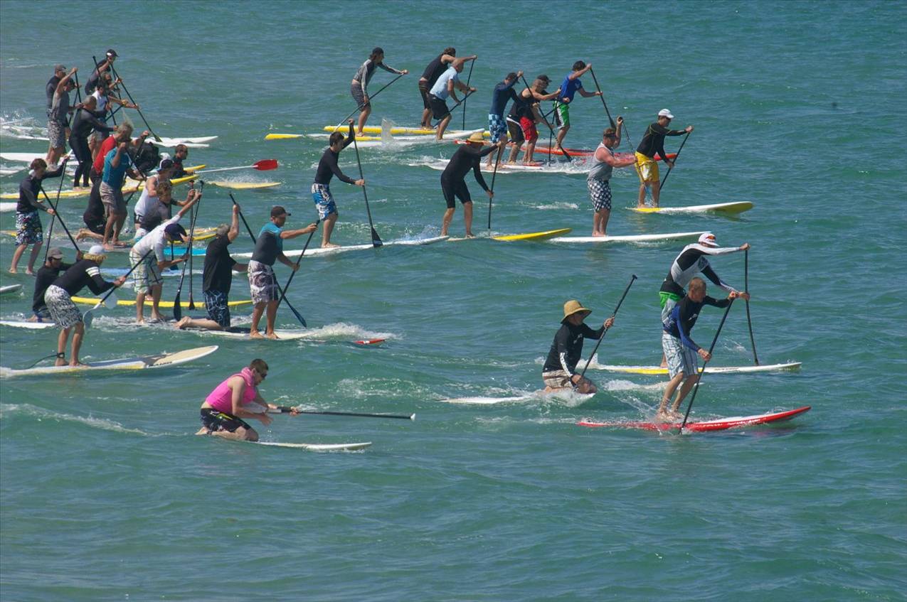 ONBOARD SA SUP DOWNWIND RACE