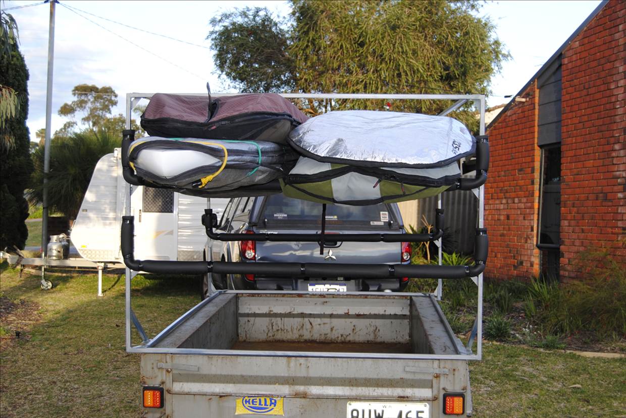 Downwind trailer