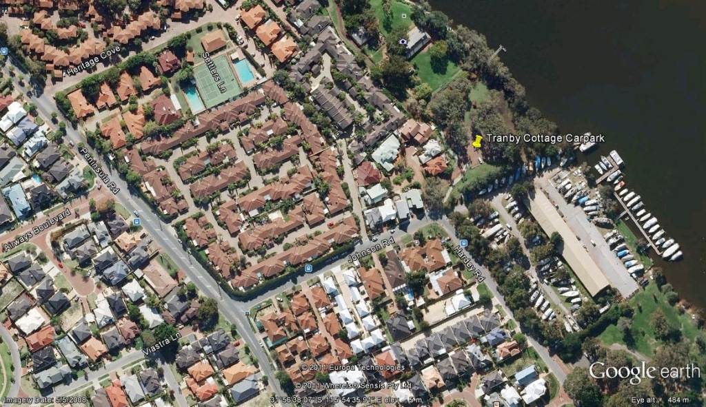 Tranby House Carpark Location
