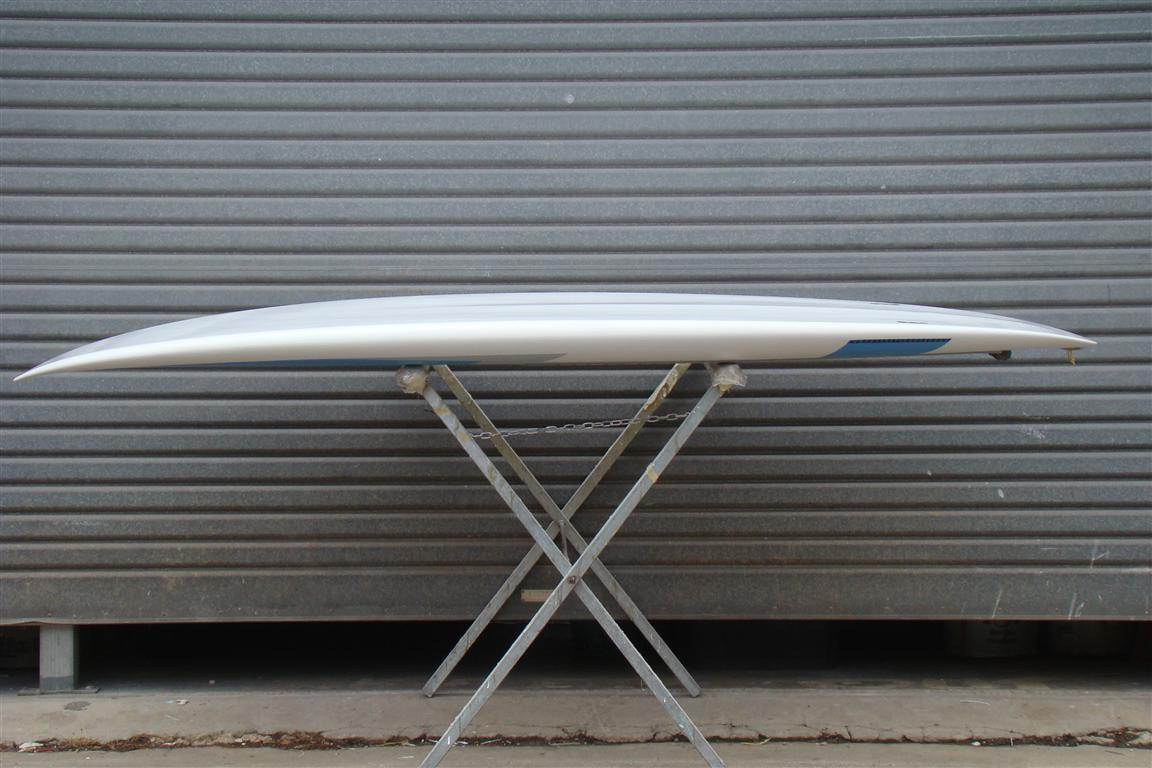 Phil with his 8'10" x 33.5" x 150 ltr timber deck Fun Board SUP