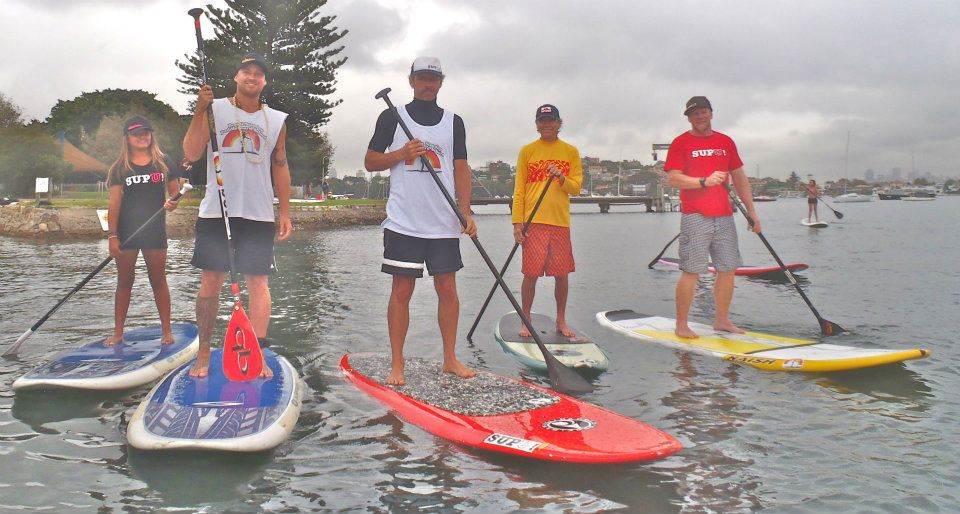 Paddling with "Gerry Lopez"!