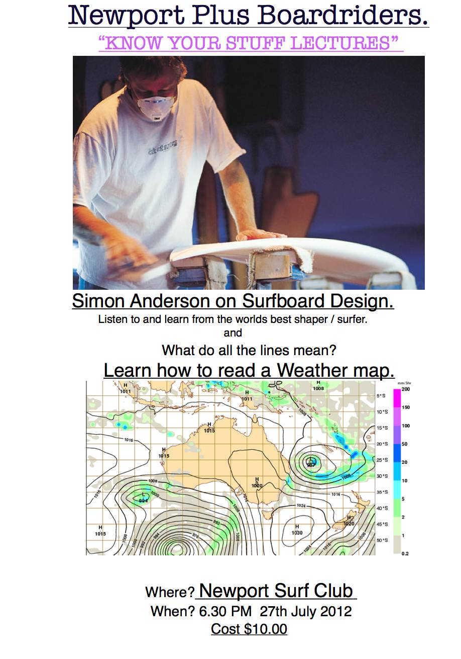 Simon on board design and Nick Carroll on wether patterns