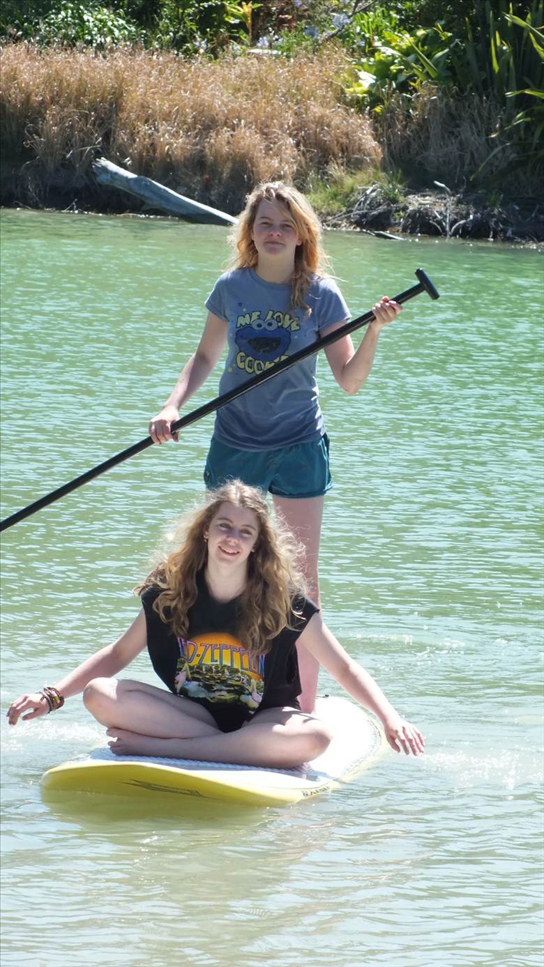 Family fun on the river