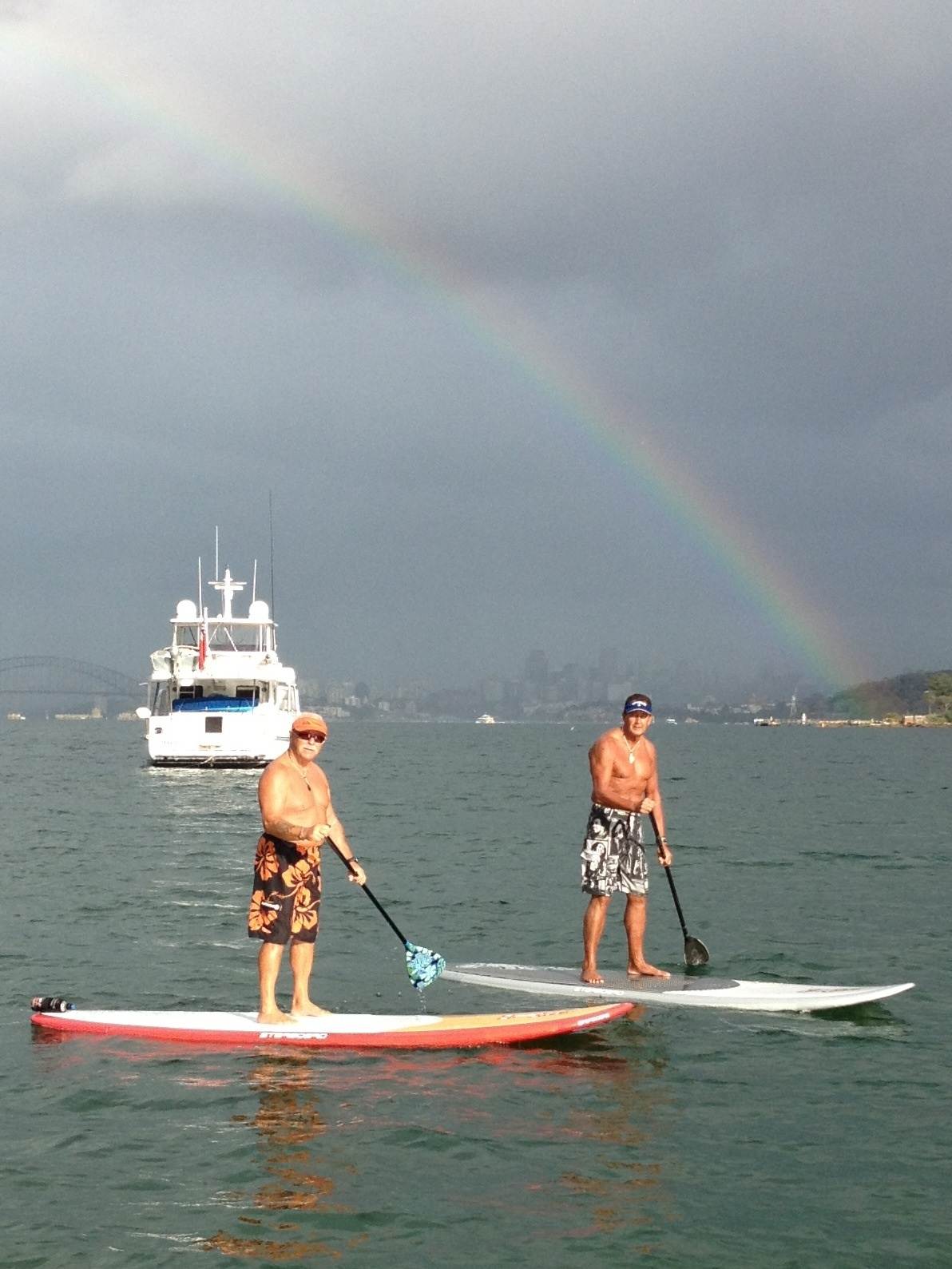 Rainbow on Sydney Harbour