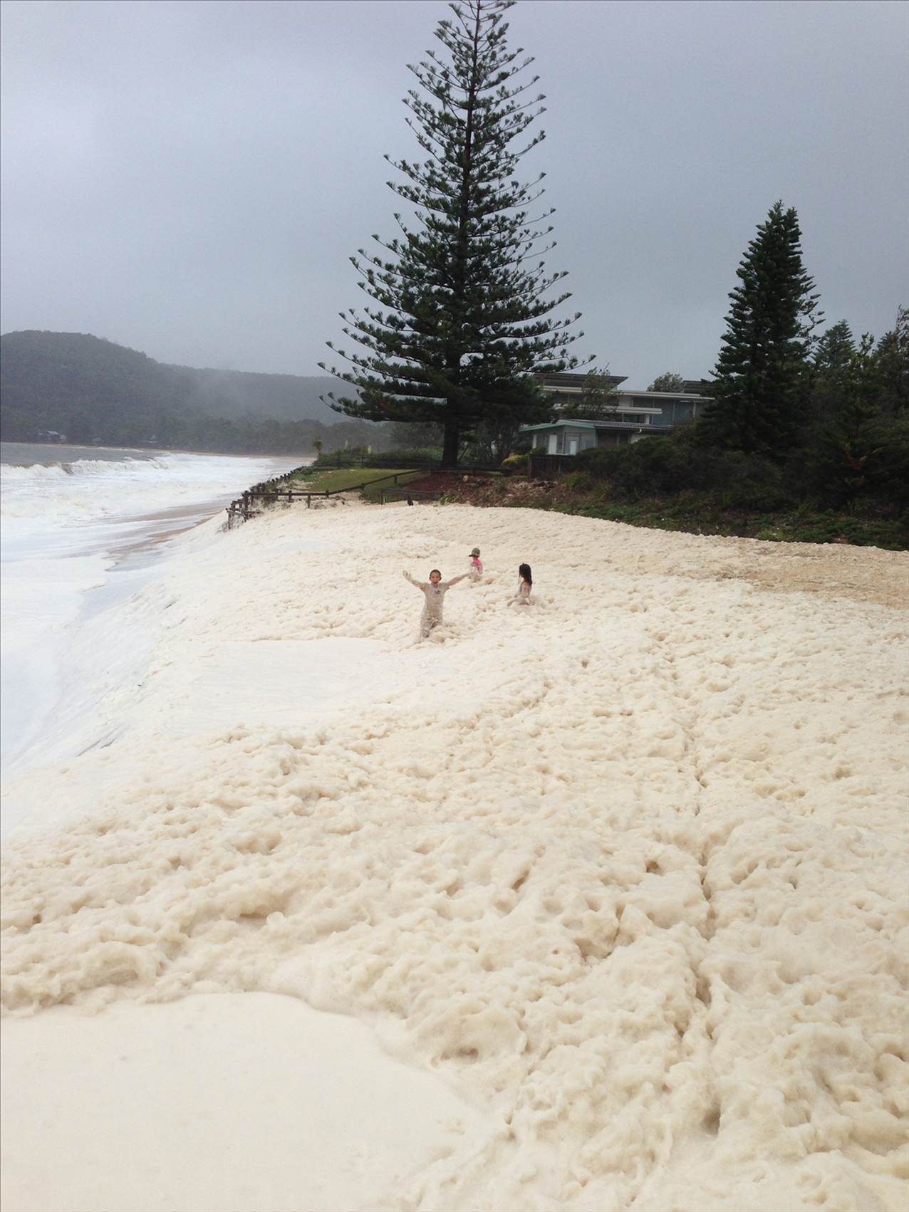 Foam beach