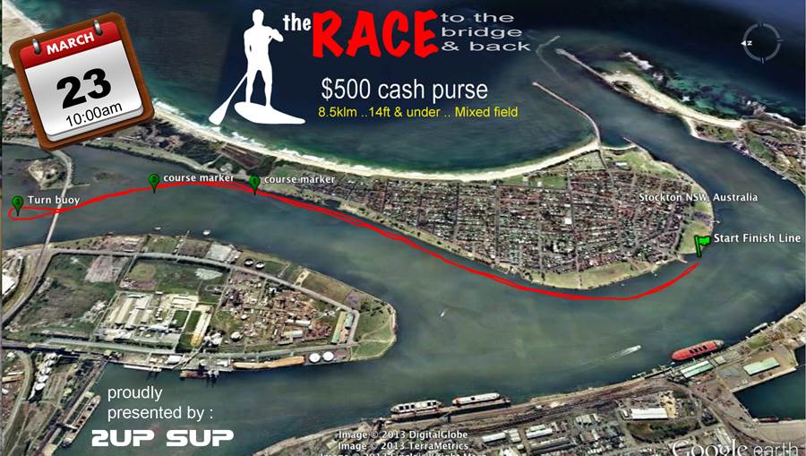Harrys paddle - The RACE - to the bridge & back 8.5klms