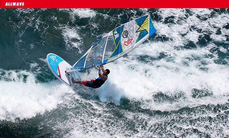 Allwave as windsurfer