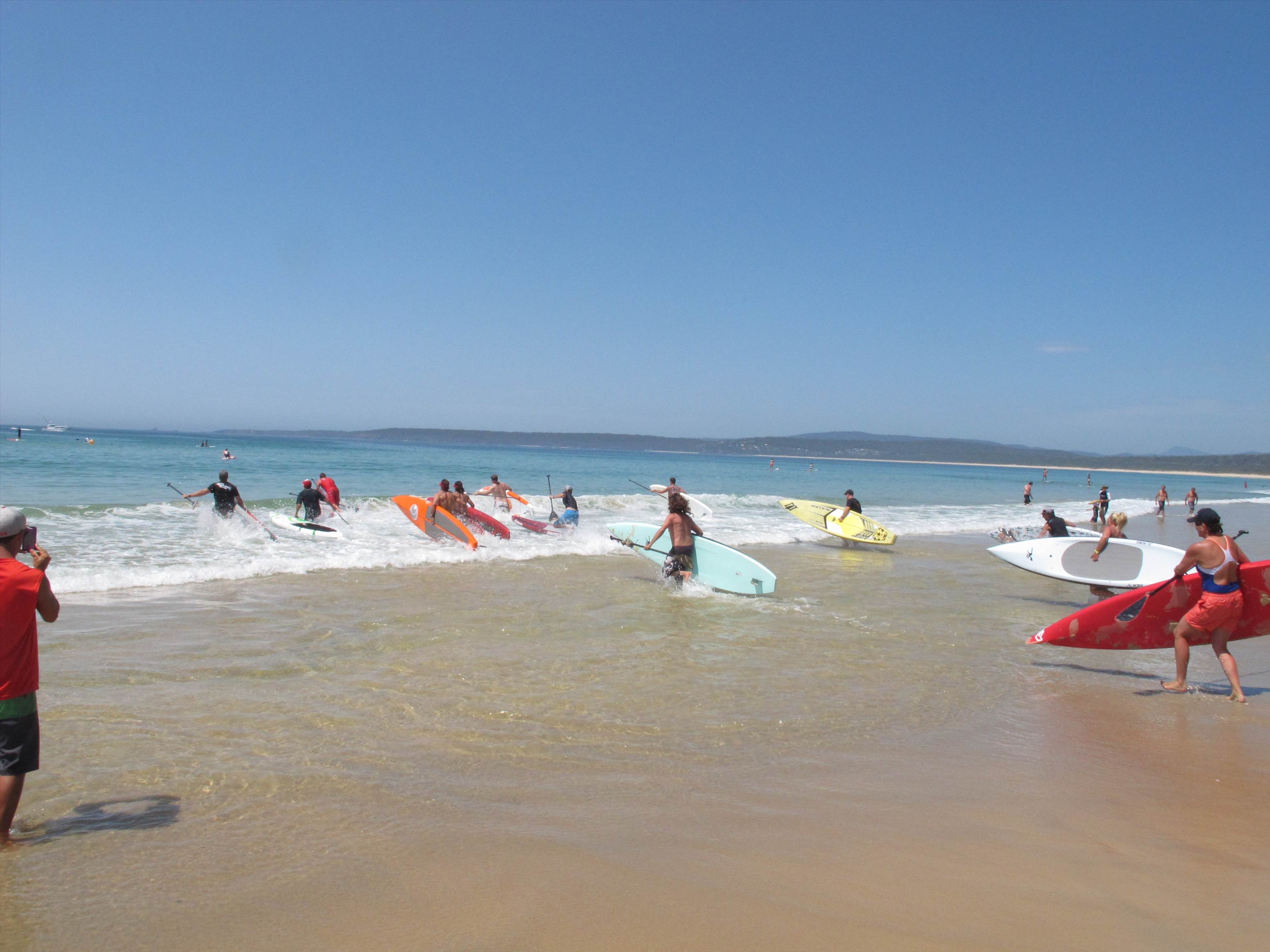 race class hits water