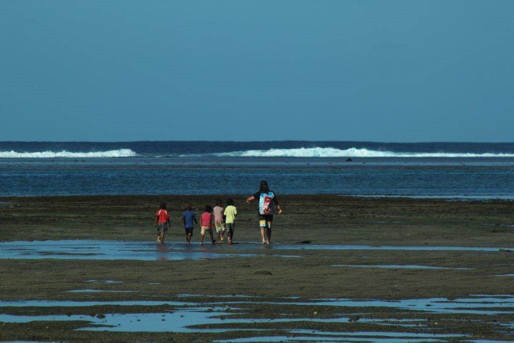 fiji walking with the kids