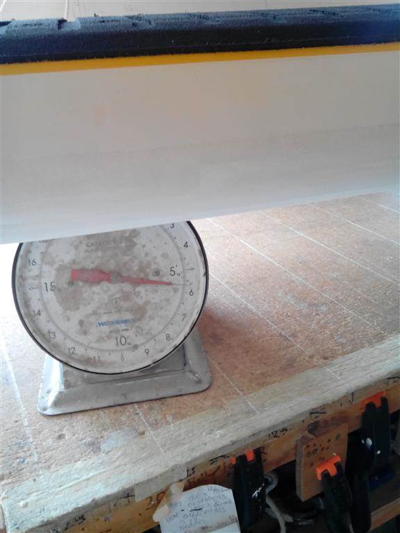 5.7 kg eglass fins and deck Pad