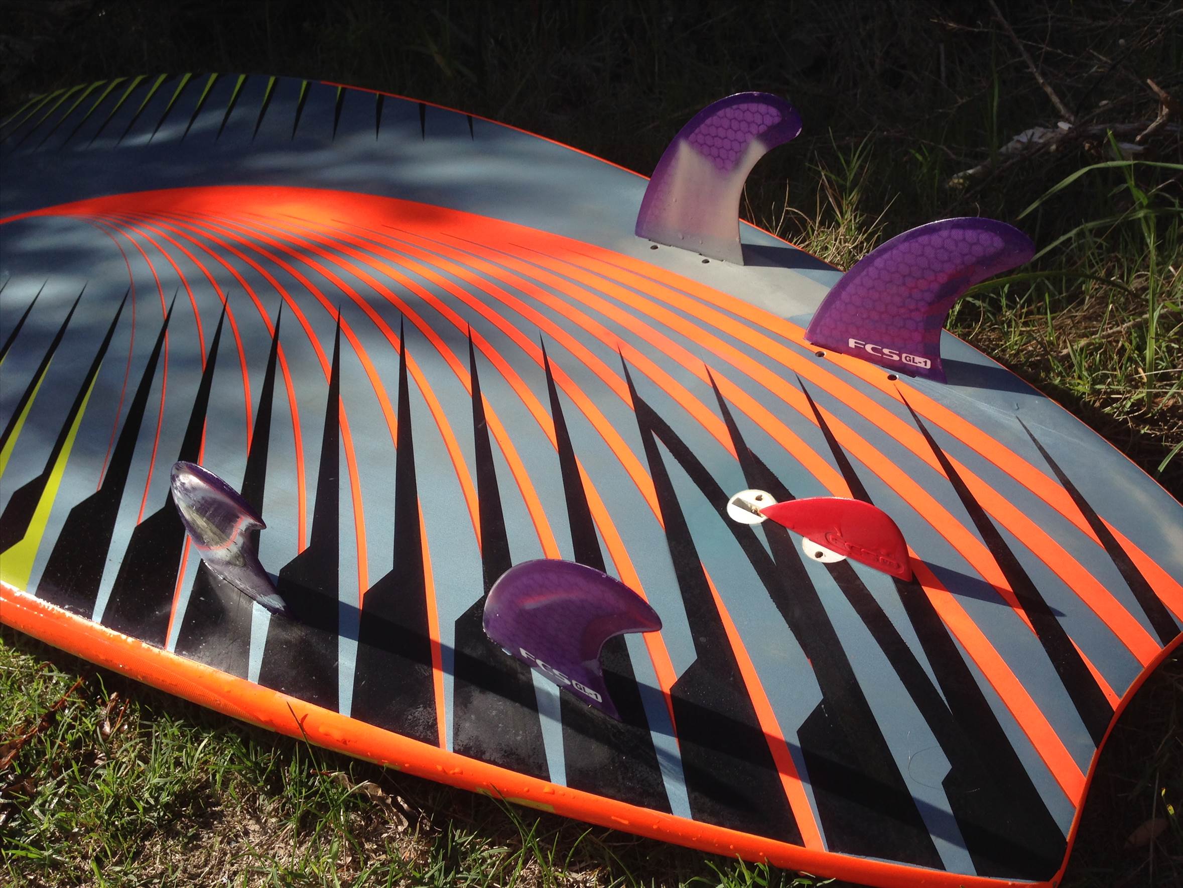 5 fin set up
