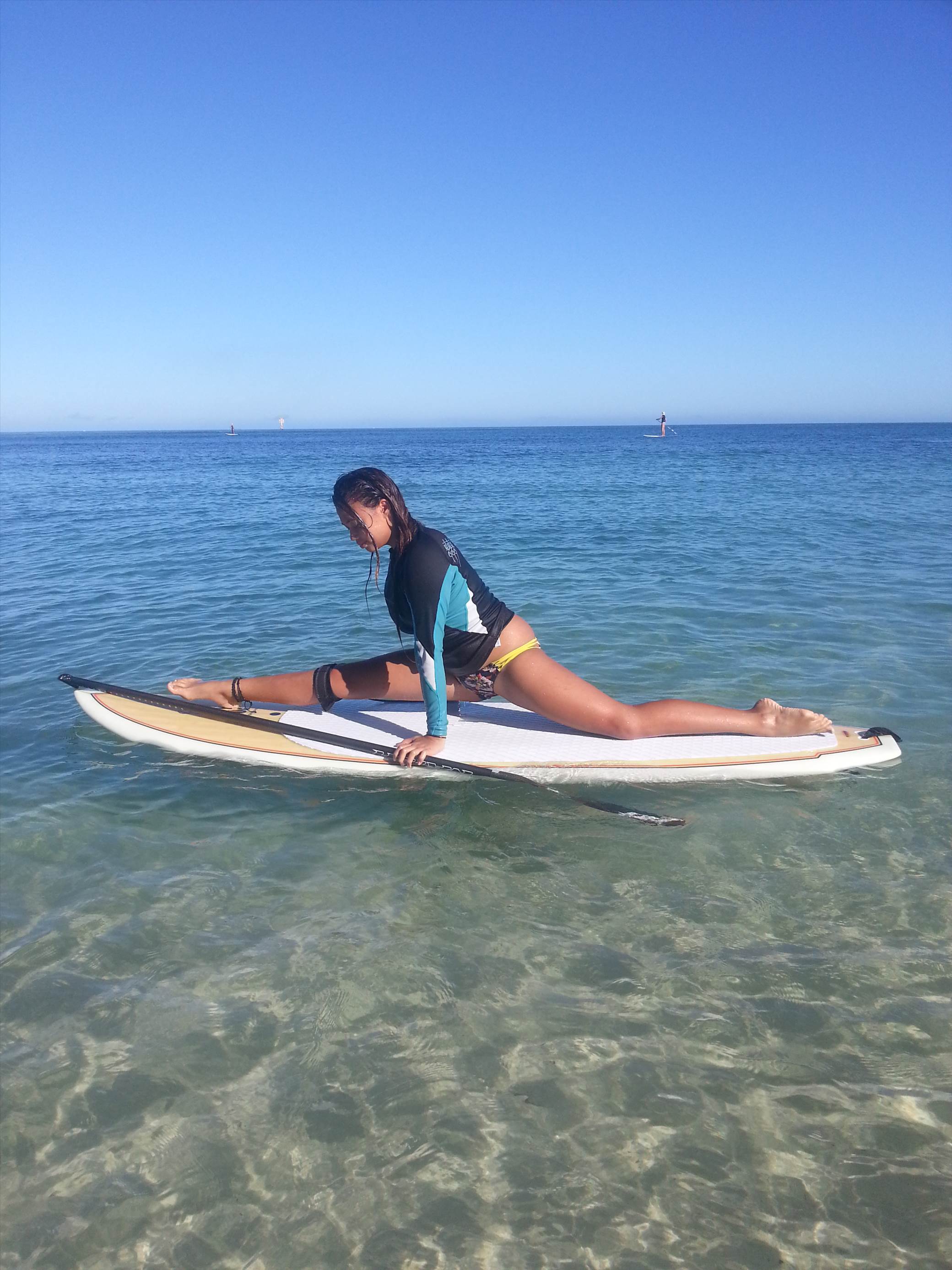 Julie on 8 foot 5