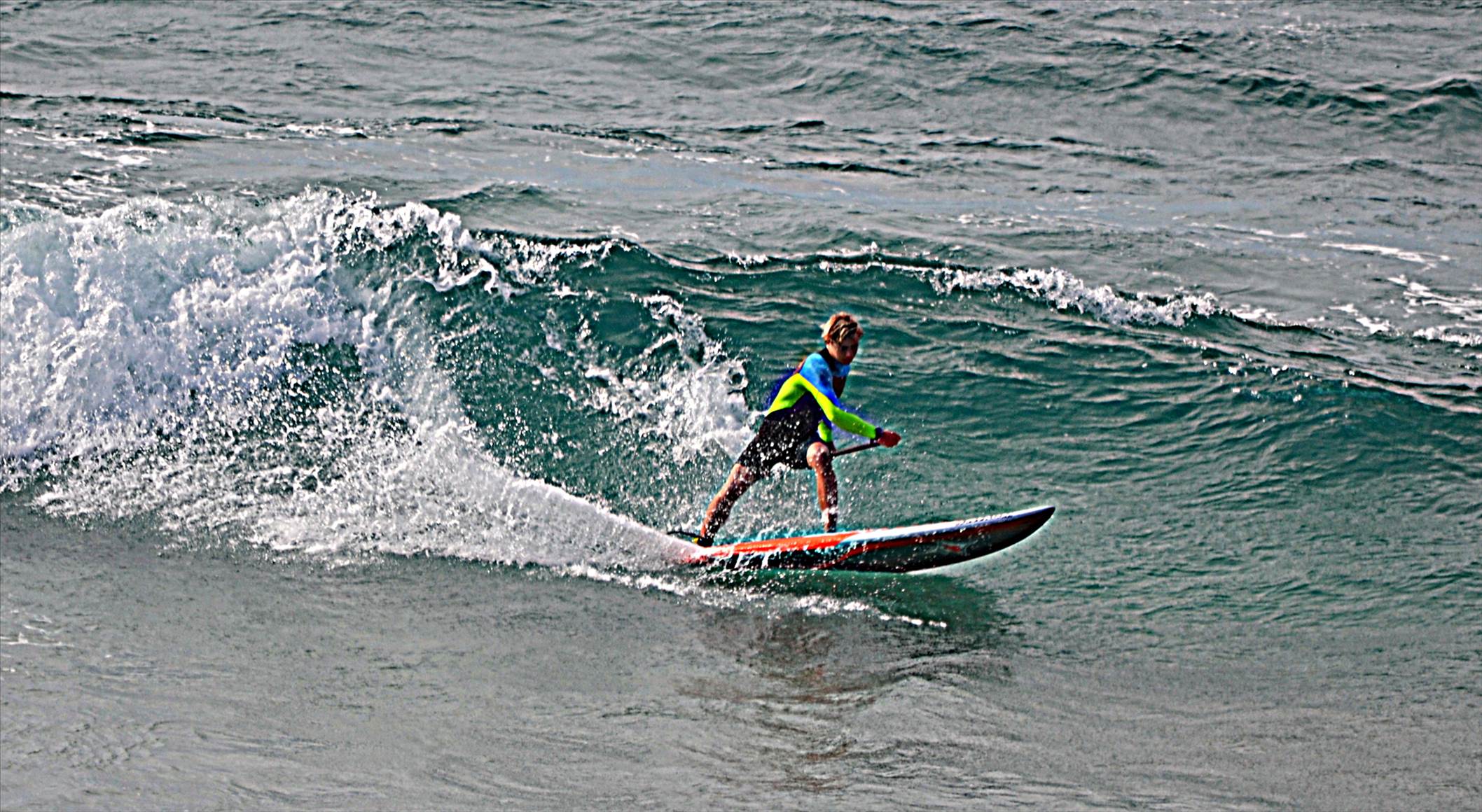 bit of wind cant keep a good sup down