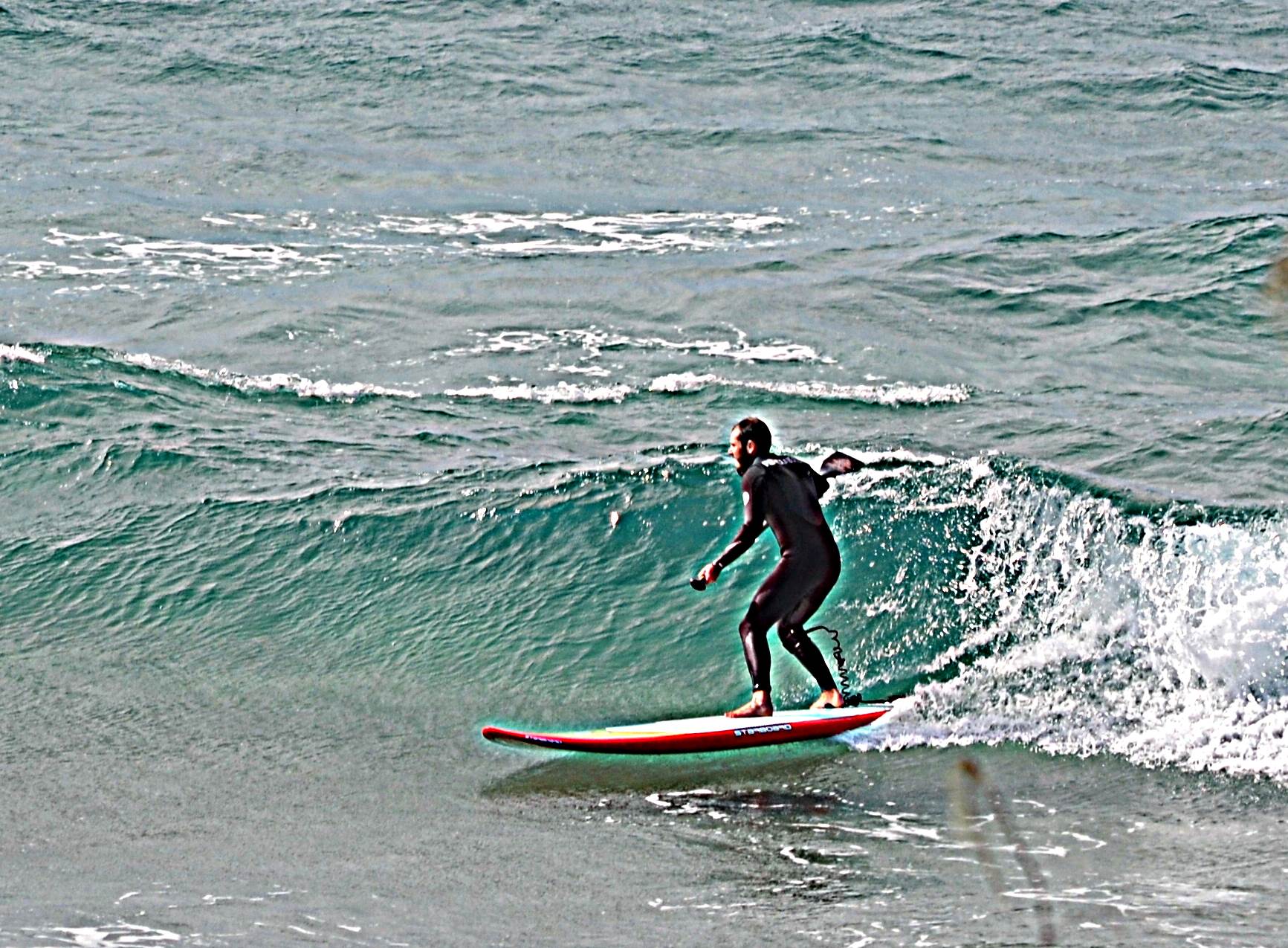 bit of wind cant keep a good sup down