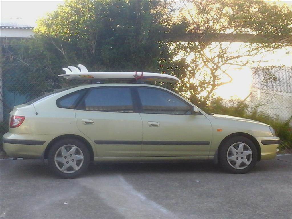 210 SunFish Sup on car roof
