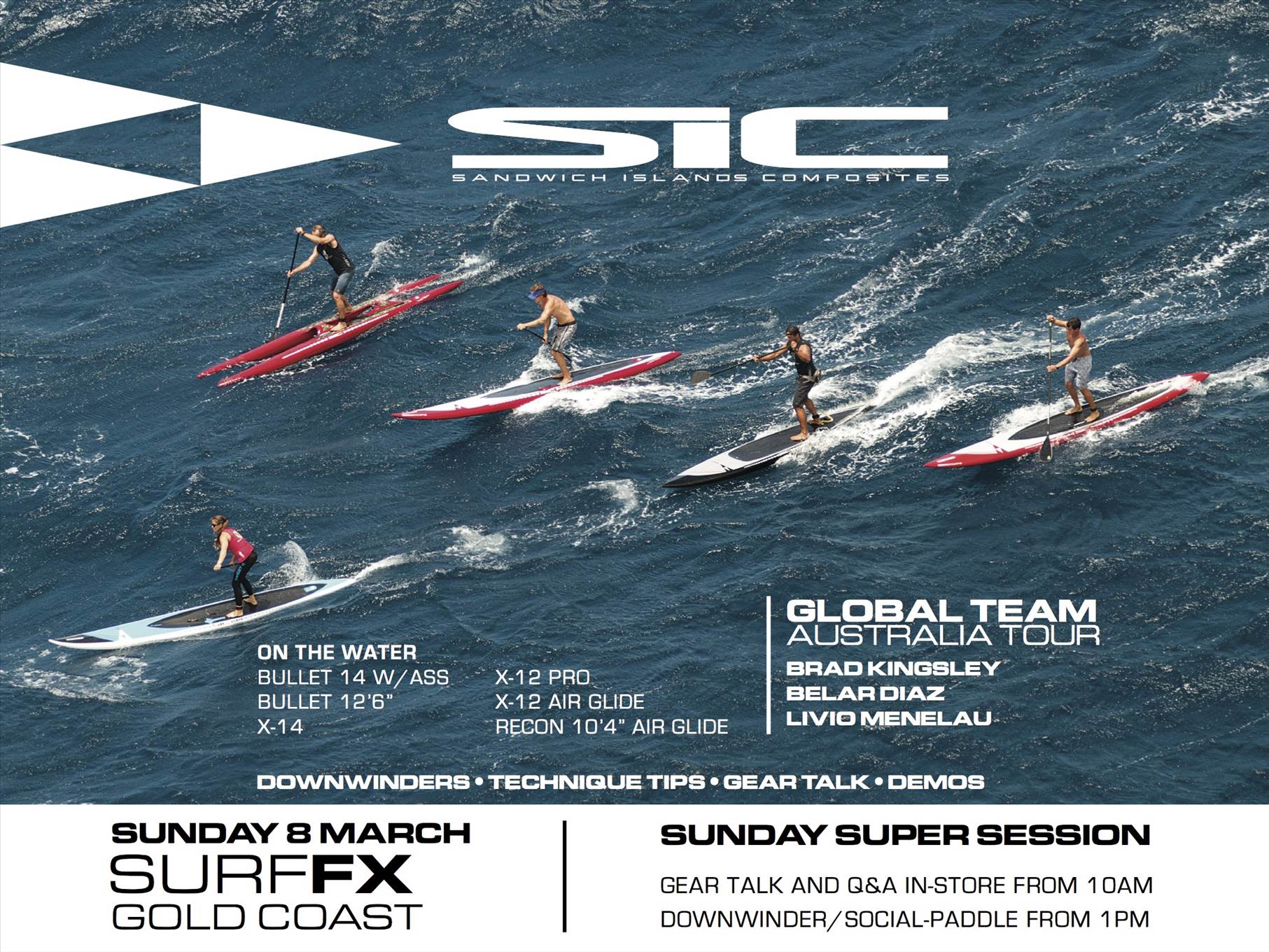SIC Tour poster SurfFX
