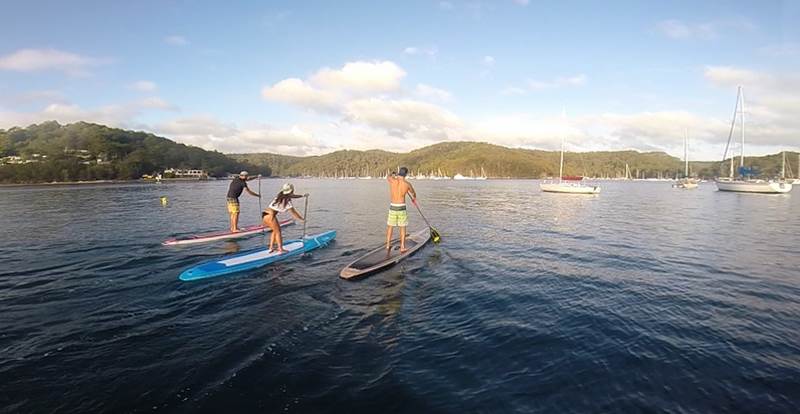 Pittwater paddling x 3