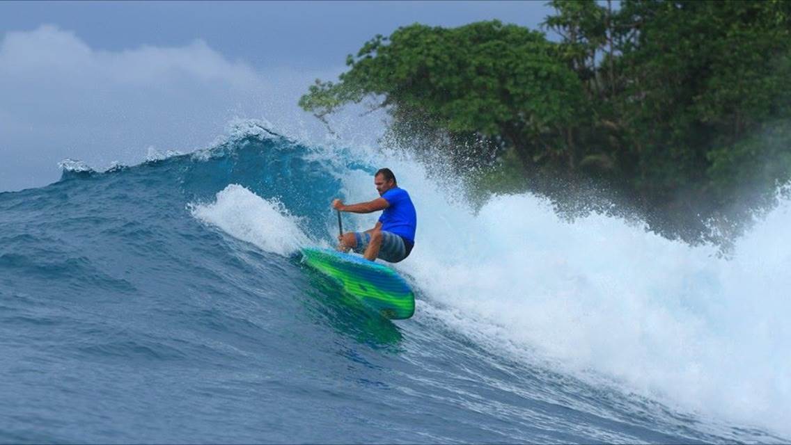 Catching burgers in Mentawais