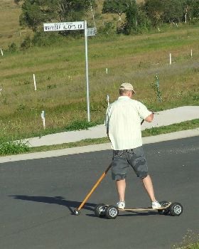 Dave land paddling