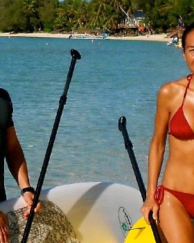 SUNNY KING PADDLEBOARDS 'Walk on Water Week' COOK ISLANDS
