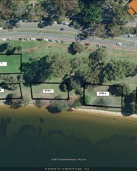 Google map of Matilda Bay hire sites
