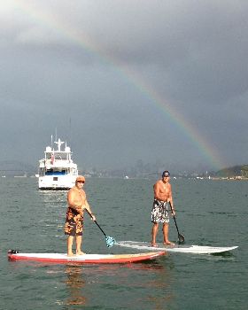Rainbow on Sydney Harbour