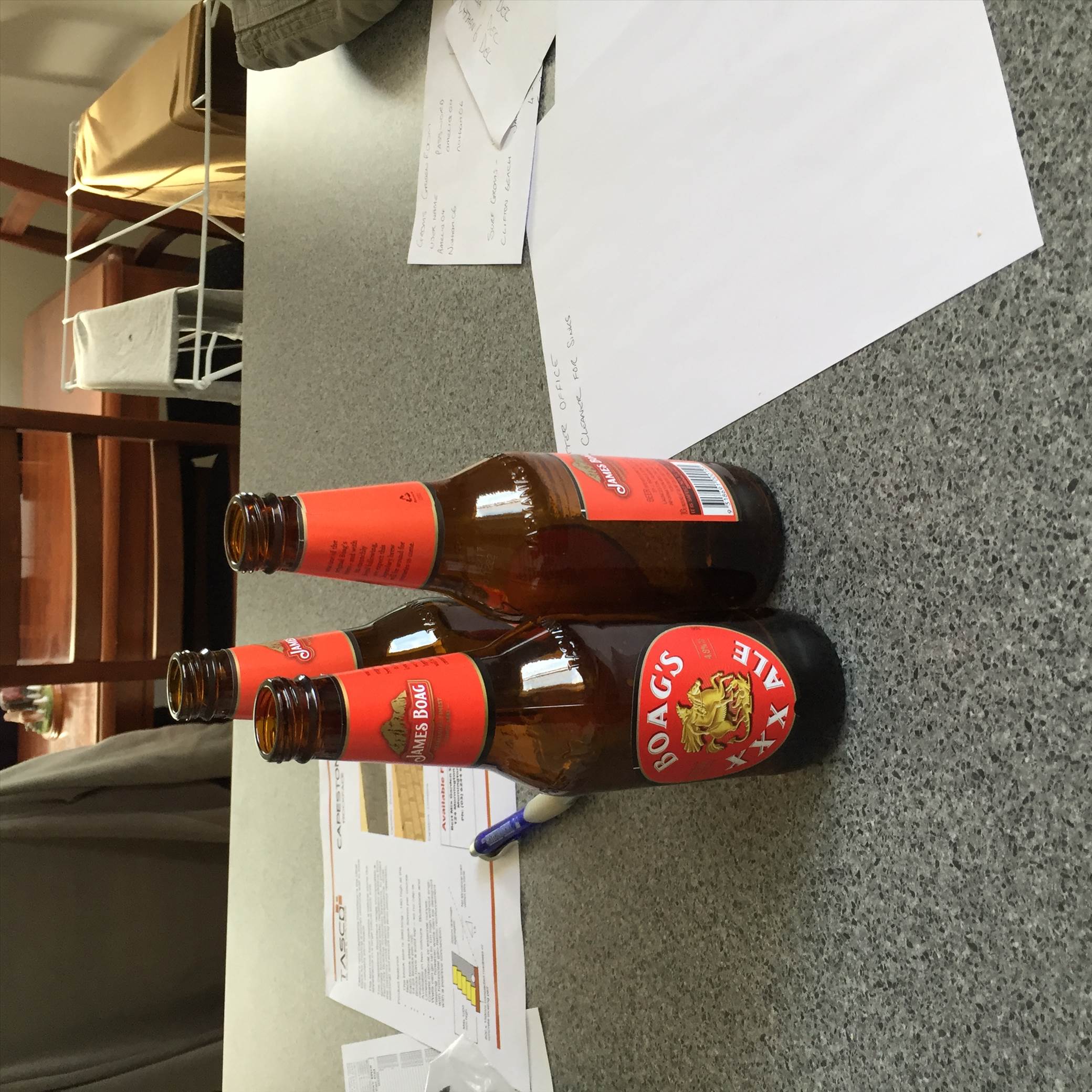 Triple M and beers. Cheers Ted.