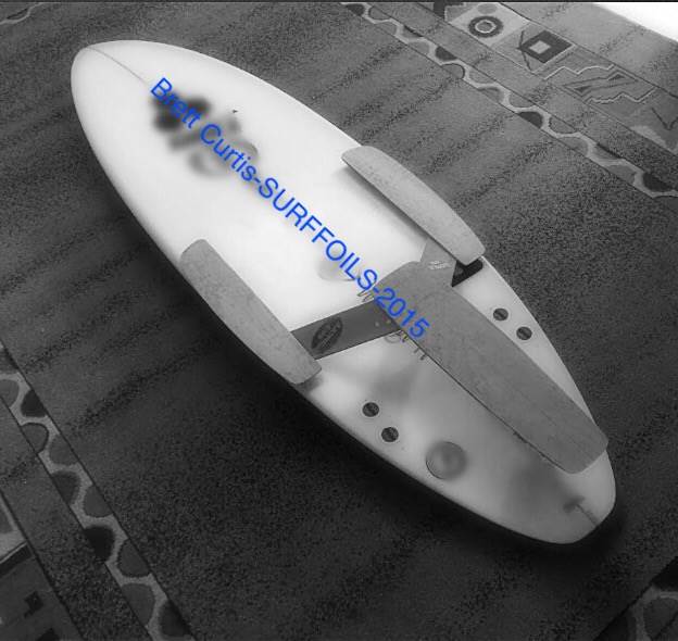Shortboard surf foil