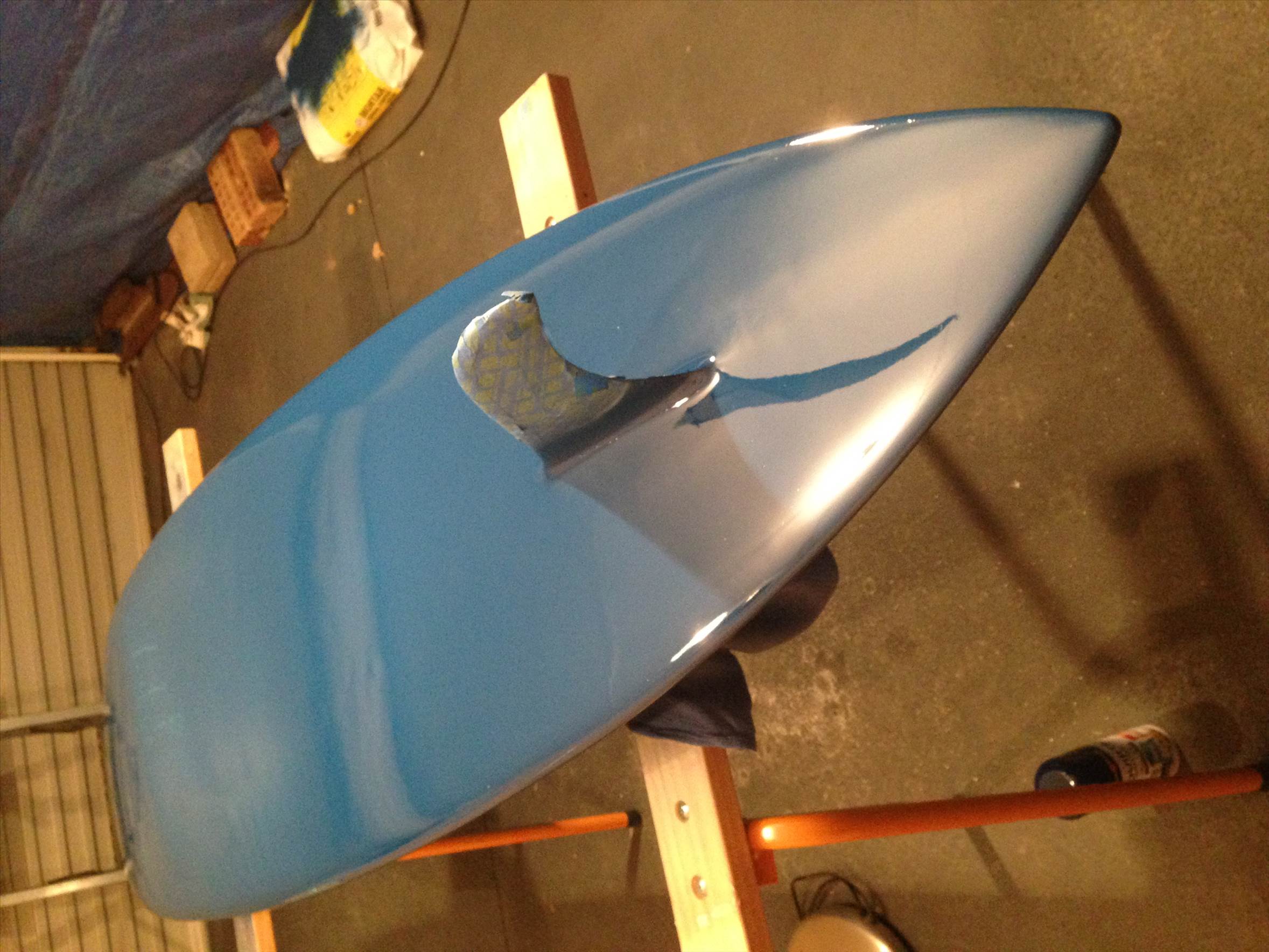 bottom painted