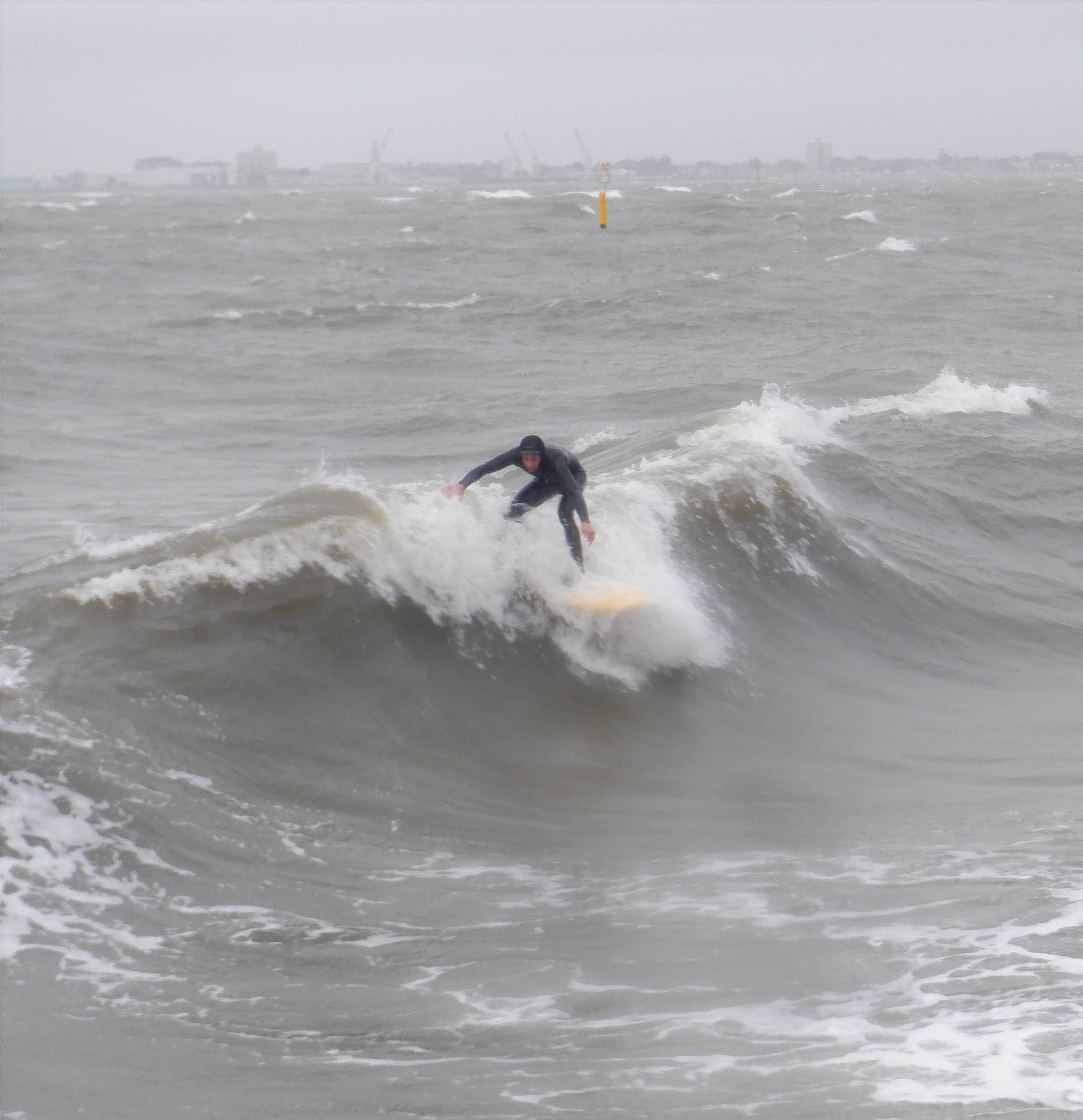 storm waves in Port Phillip