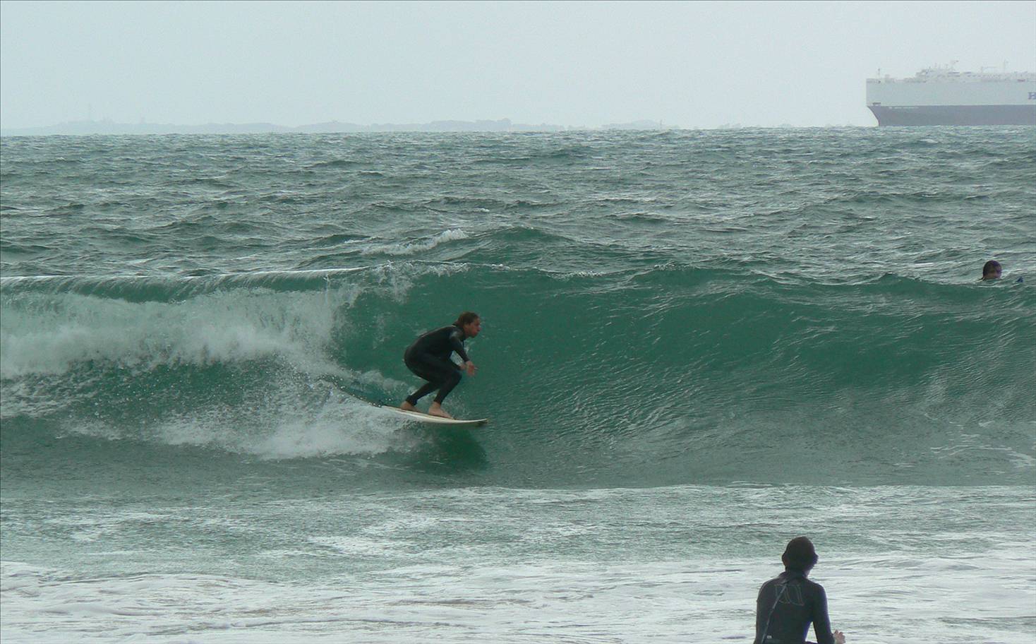 A few crew out at the Head