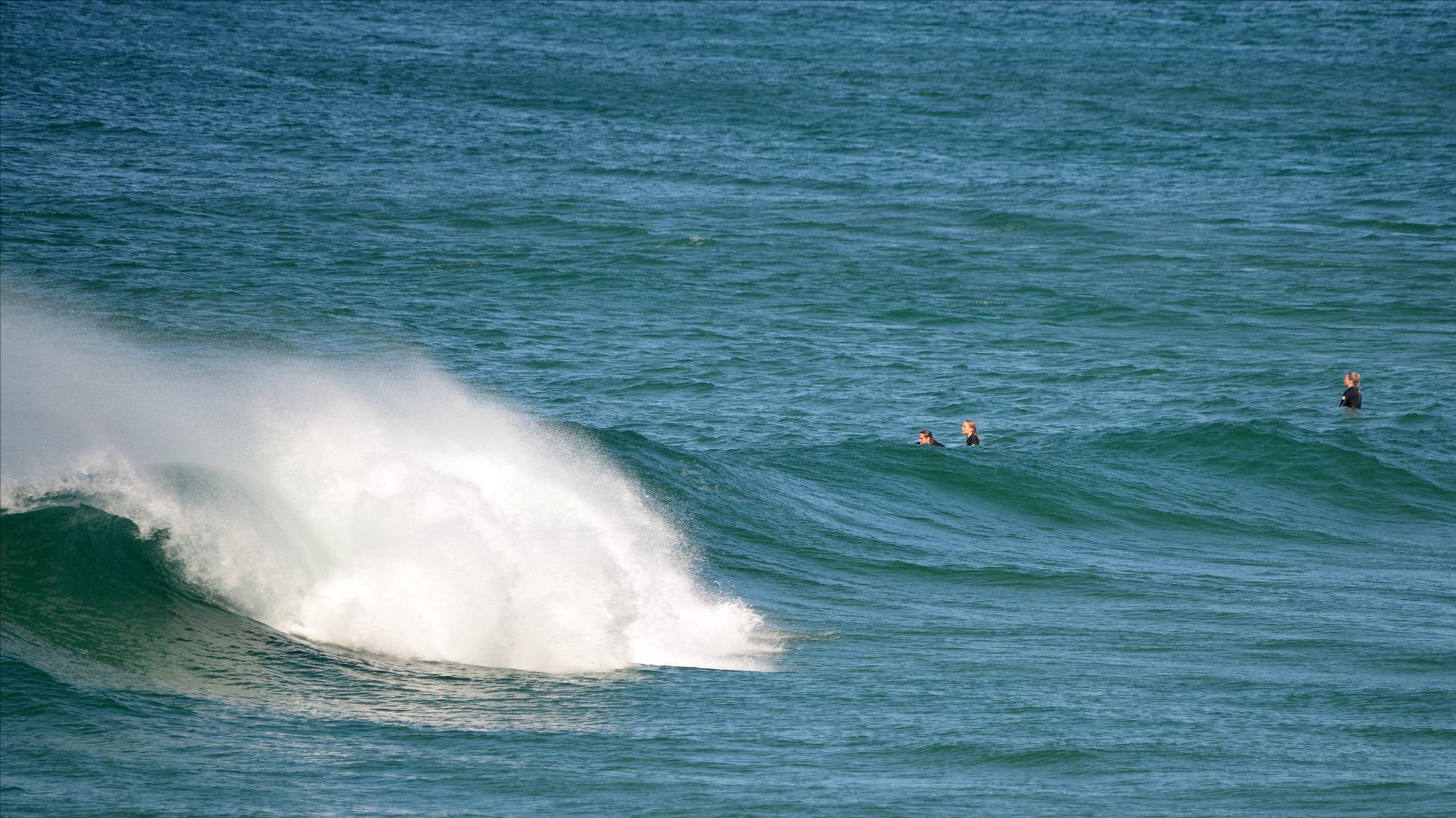 Surfers at Dreamtime Beach