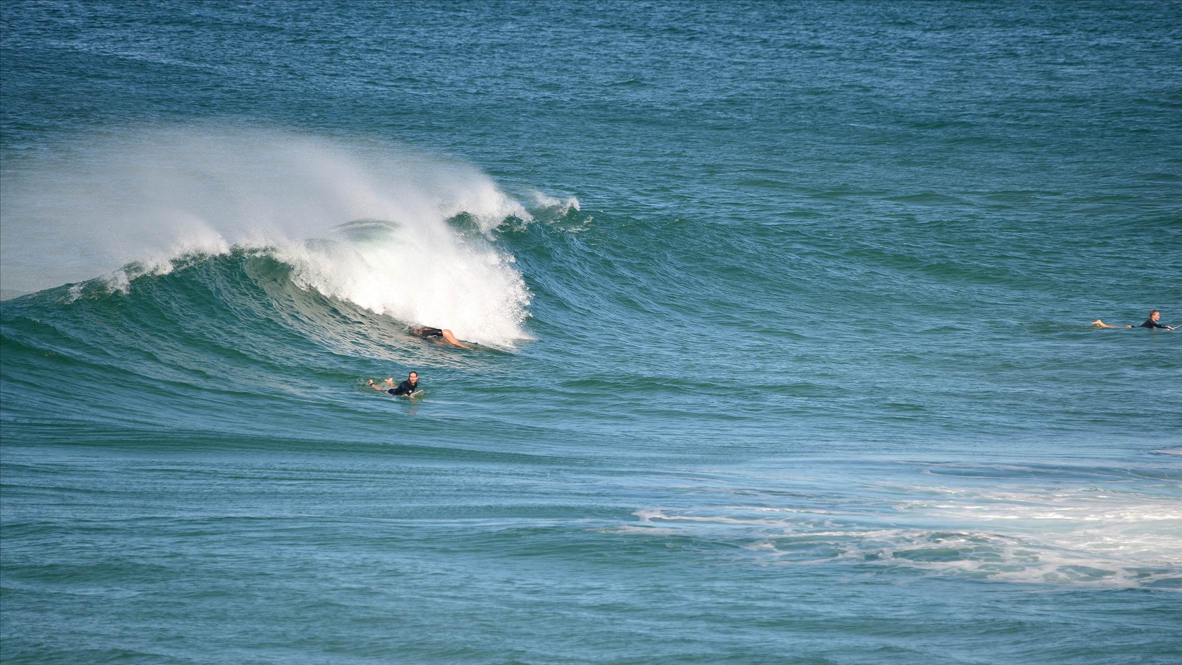 Surfers at Dreamtime Beach