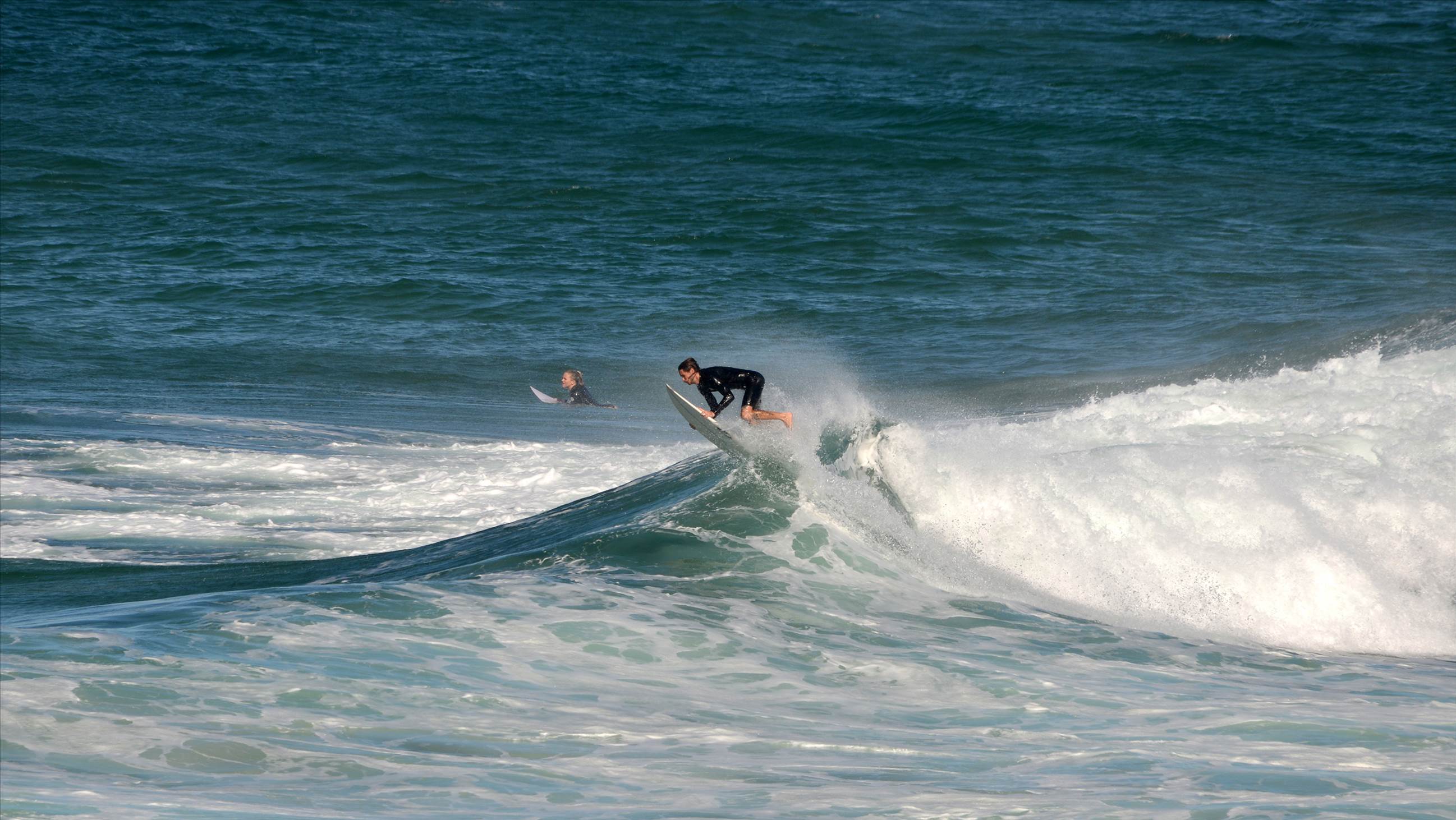 Surfers at Dreamtime Beach