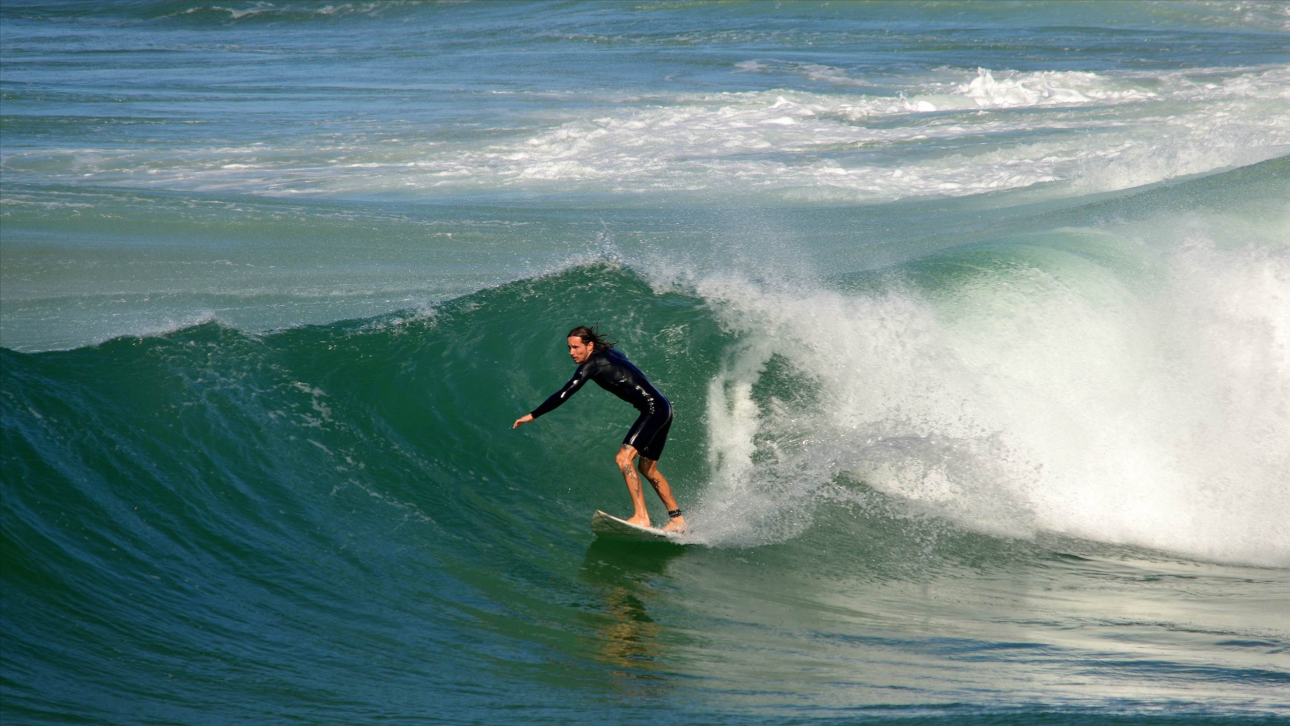 Surfers at Dreamtime Beach