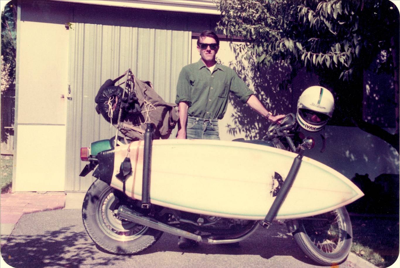 Surfboard carrier circa 1980