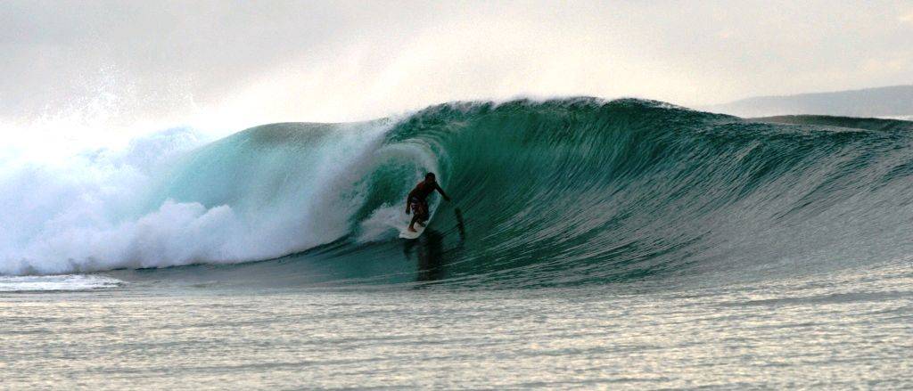 Sandy, the Indocean owner getting his money worth.