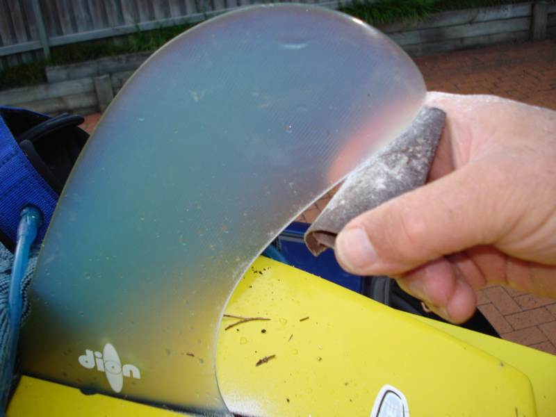 Blunting the fin