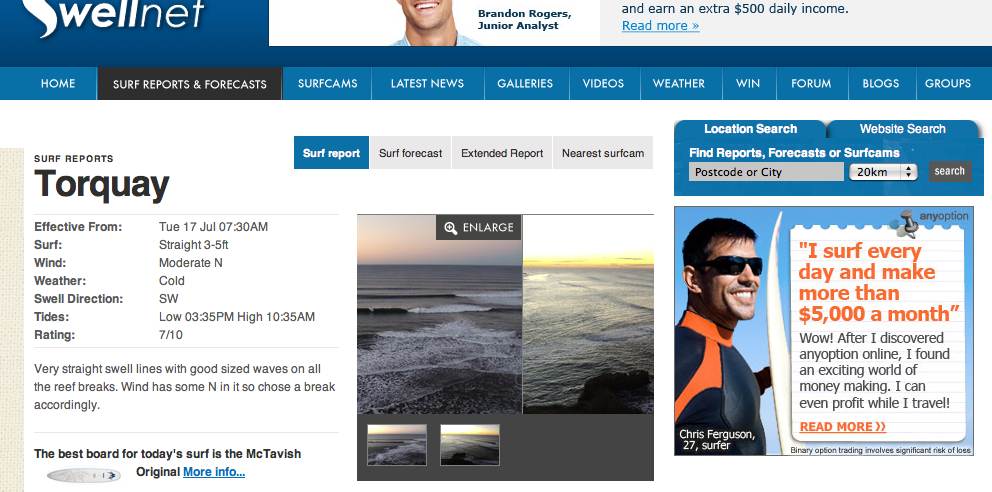 Swellnet Advert