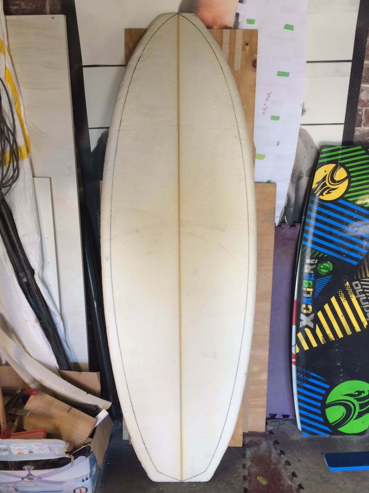 6'3 x21" diamond tail for Steve