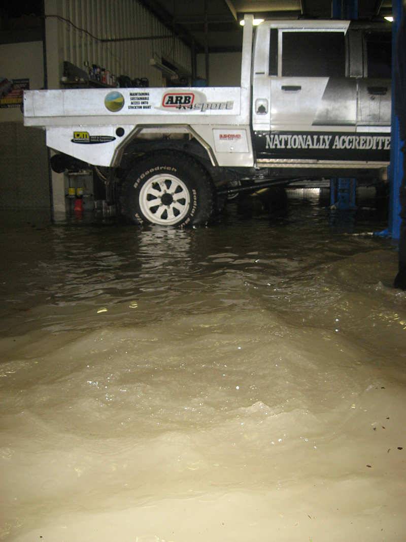 Newcastle rain