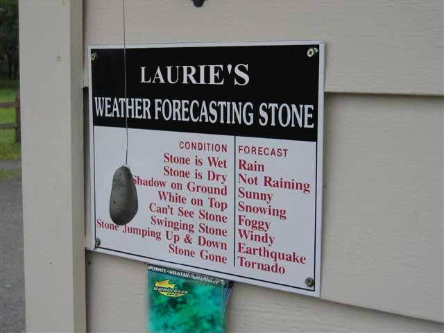 The Official Forecasting Stone