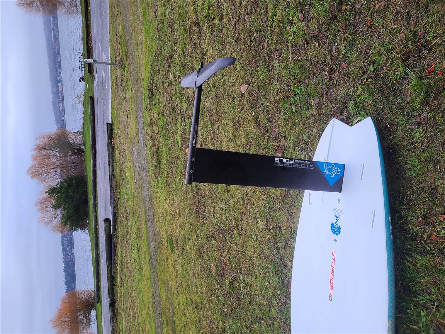Broken fuselage