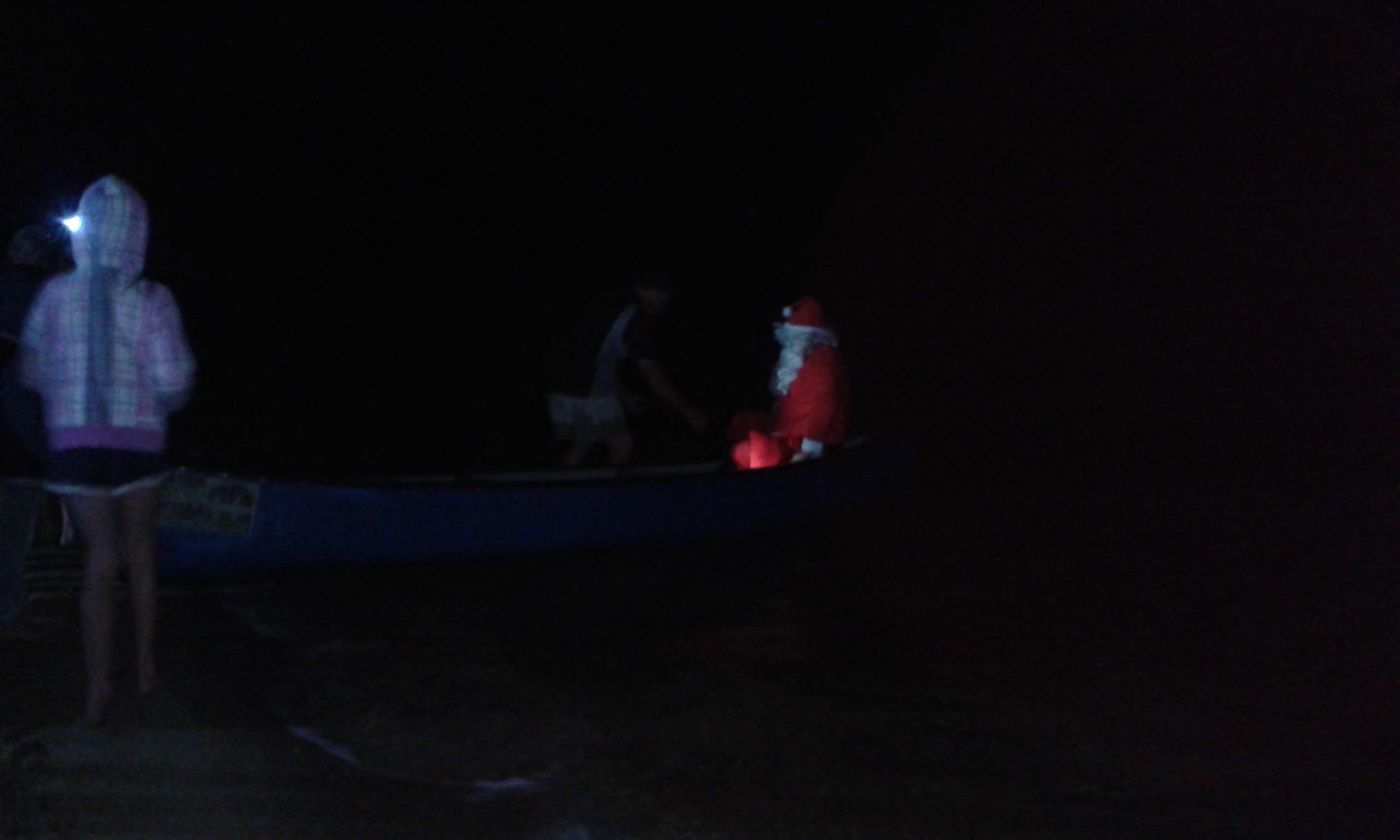 santa arrives