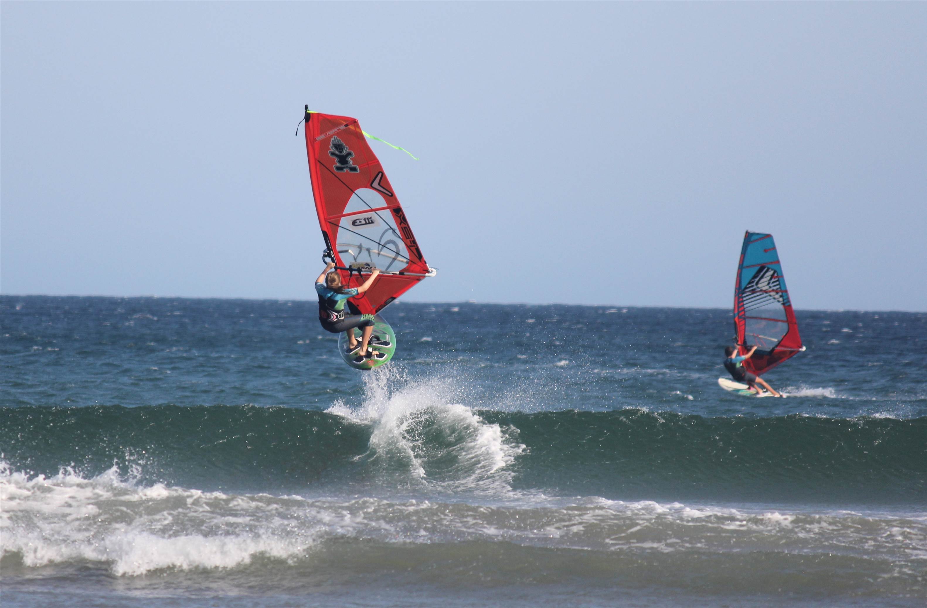 kids windsurfing Elli Halank age 10