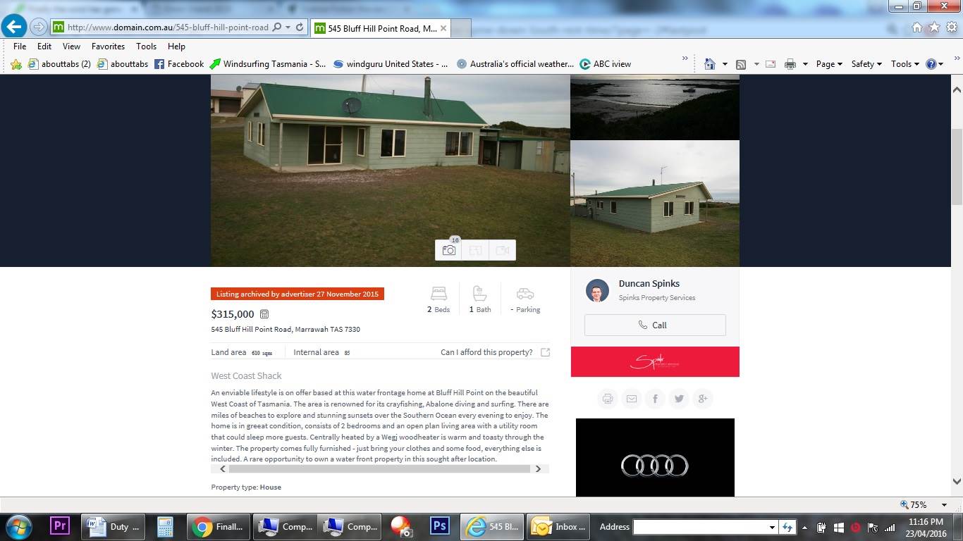 marrawah shack
