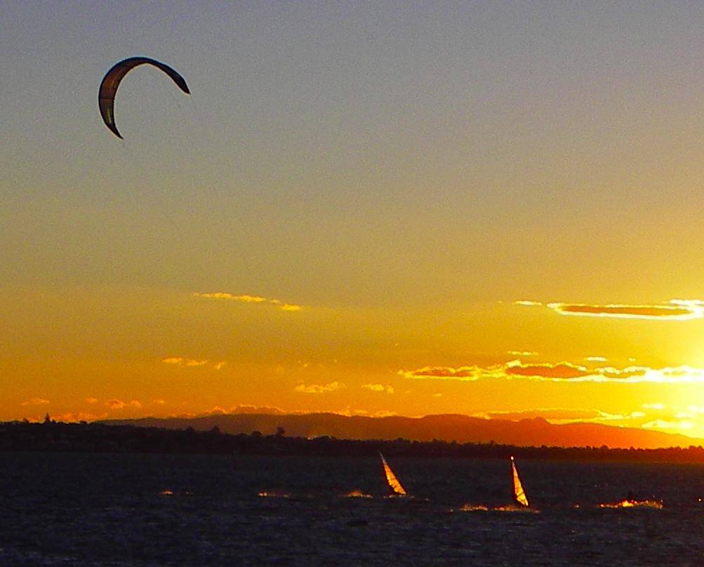 Sunset sailing