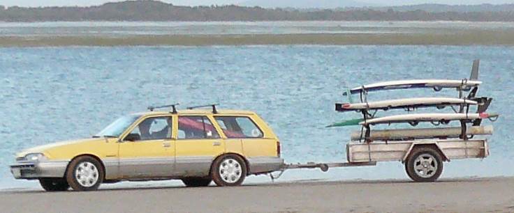 trailer board rack